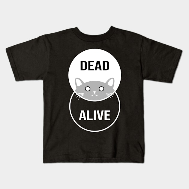 Schrodinger's Cat: Dead or Alive! Kids T-Shirt by ScienceCorner